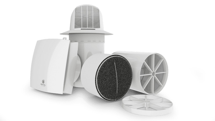 Энергоэффективная приточно-вытяжная вентиляц. уст. ROYAL CLIMA; RCF-70