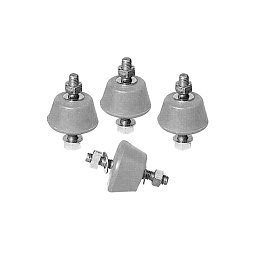 Опора антивибрационная NICCONS серая (39x22мм)